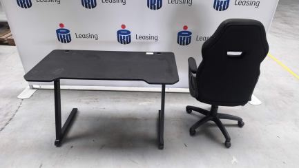 Zdjęcie przedmiotu: Biurko gamingowe SMX CHAD 2 120cm + Fotel gamingowy SMX Katla