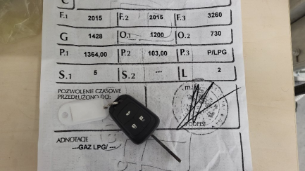 Zdjęcie przedmiotu: Opel Astra 1.4 T LPG Brak dokumentacji LPG Oświadczenie o zagubieniu DR