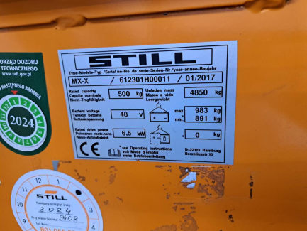 Zdjęcie przedmiotu: STILL MX-X system picking trolley