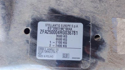 Zdjęcie przedmiotu: Fiat Ducato MAXI 2.2 H3-POWER E6.4 3.5t L4H3 Oświadczenie o utracie DR