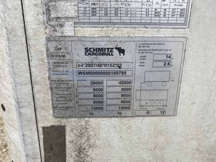 Zdjęcie przedmiotu: SCHMITZ CARGOBULL SCB*S3B Refrigerator