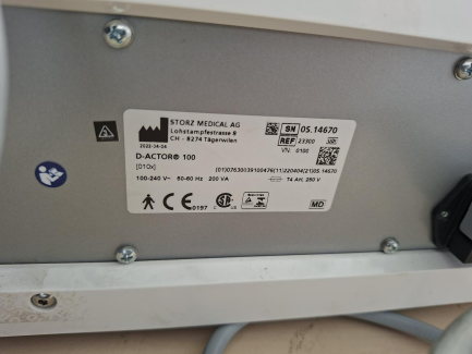 Zdjęcie przedmiotu: Urządzenie medyczne STORZ D-ACTOR stosowane przy terapii falą akustyczną – jest to nieinwazyjna metoda leczenia cellulitu oraz zwiotczałej tkanki łączne