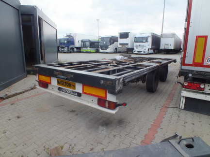 Zdjęcie przedmiotu: Box and curtain trailer with central axles WIELTON PC2
