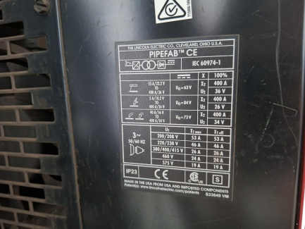 Zdjęcie przedmiotu: Lincoln Electric PIPEFAB CE Welding System