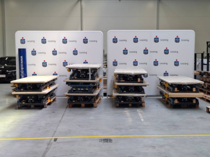 Stoły tapicerskie nożycowe Rexel ST-3 10 sztuk