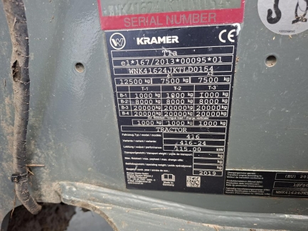 Zdjęcie przedmiotu: KRAMER KT557 telescopic handler