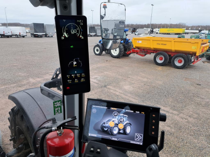 Zdjęcie przedmiotu: VALTRA T255 agricultural tractor + KESLA 316T crane