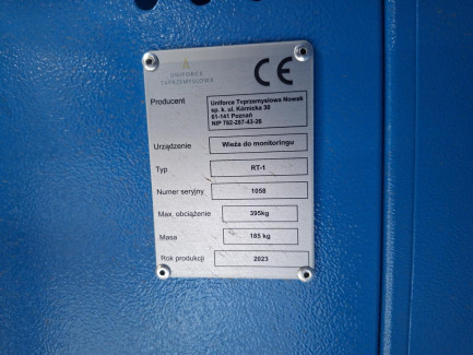 Zdjęcie przedmiotu: Mobilna wieża do monitoringu UNIFORCE RT-1 