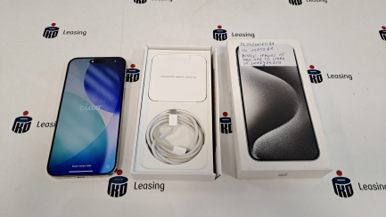 Смартфон / Телефон APPLE iPhone 15 Pro Max 5G 256 ГБ 6.7" 120 Гц Титаново-білий Код товару: MU783PX/A