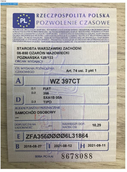 Zdjęcie przedmiotu: Fiat Tipo 1.4 16V Oświadczenie o utracie DR