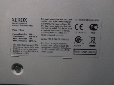 Zdjęcie przedmiotu: Xerox 770 DCP printer