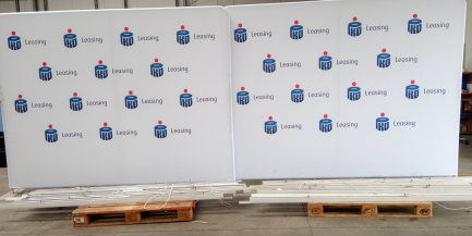 Zdjęcie przedmiotu: LED shop lighting set: POLARIS Led line, model Zander 240-180-54W-D - 16 pcs, rope suspensions - 30 pcs, connector - 1 pcs.