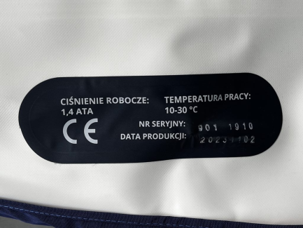 Zdjęcie przedmiotu: OxyBed Maxi Plus Hyperbaric Chamber