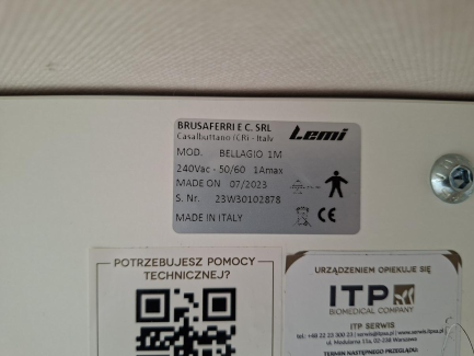 Zdjęcie przedmiotu: LEMI BELLAGIO 1M massage table