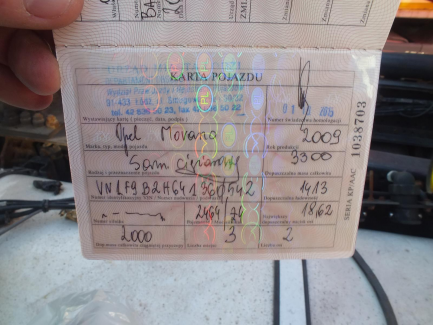 Zdjęcie przedmiotu: Opel Movano CDTI Euro 4 2463ccm - 100HP 3,3t 06-10