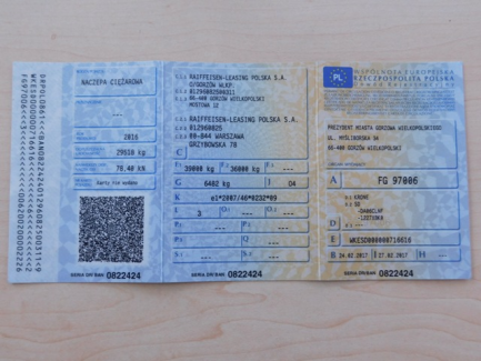 Zdjęcie przedmiotu: KRONE SD Curtain semitrailer