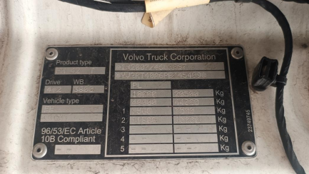 Zdjęcie przedmiotu: Volvo FH 500 I-Save E6d 21.0t Globetrotter