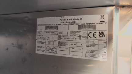 Zdjęcie przedmiotu: Szafa mroźnicza Hiber M70BT 