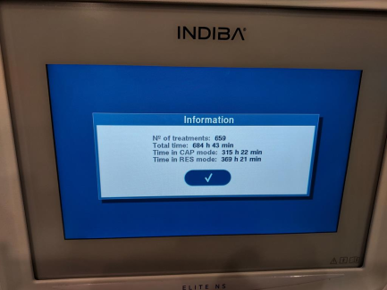 Zdjęcie przedmiotu: INDIBA DEEP CARE ELITE medical device used to reduce cellulite, stretch marks, flabby skin, lack of skin firmness