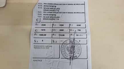 Zdjęcie przedmiotu: BMW 518d mHEV oświadczenie o utracie DR