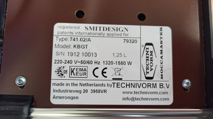 Zdjęcie przedmiotu: Moccamaster - KBGT 741 - ekspres przelewowy z termosem