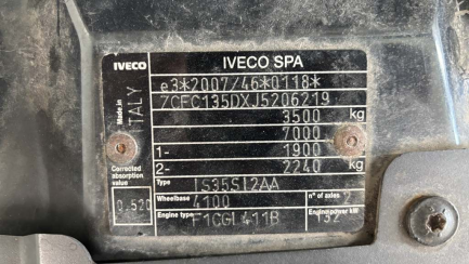 Zdjęcie przedmiotu: Iveco DAILY E6 3.5t Oświadczenie o utracie DR