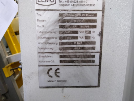 Zdjęcie przedmiotu: Production line for plastic bags