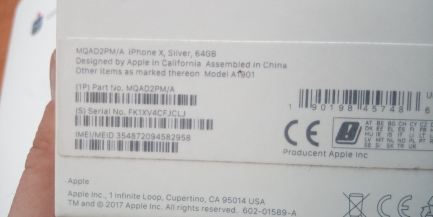 Zdjęcie przedmiotu: Apple iPhone X 64GB Silver