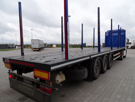 Zdjęcie przedmiotu: ZASŁAW D-651A platform semitrailer
