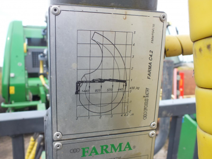 Zdjęcie przedmiotu: Forest trailer with crane FARMA T6 FARMA T6 C4.2 G2