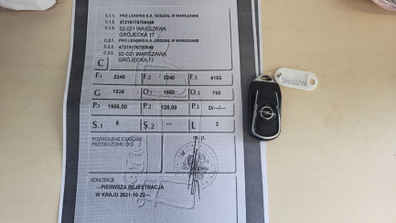 Zdjęcie przedmiotu: Opel Insignia II Sports Tourer Diesel Innovation DTH 2.0 Oświadczenie o utracie DR