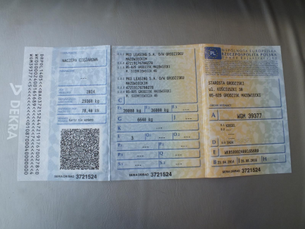 Zdjęcie przedmiotu: KOEGEL SN24 Curtain semi-trailer