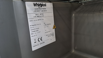 Zdjęcie przedmiotu: Industrial refrigerated display cabinet WHIRLPOOL ADN203/1S