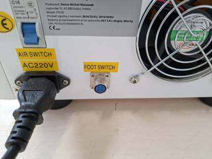 Zdjęcie przedmiotu: POLDERMA cosmetic device VACUUM RF FRACTIONAL RADIO WAVES
