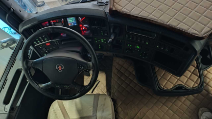 Zdjęcie przedmiotu: SCANIA R450 LA 4x2 HNA Highline SCR E6 19.0t DR zatrzymany elektronicznie Cepik informacja o odczycie przebiegu 