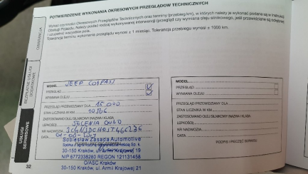 Zdjęcie przedmiotu: Jeep Compass Combi