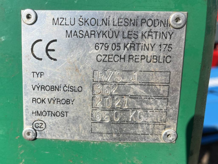 Zdjęcie przedmiotu: Rowkowa sadzarka leśna Masarykův les Křtiny RZS-1 