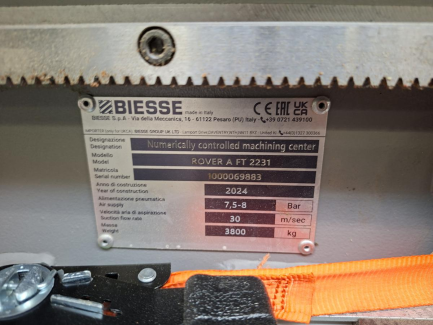 Zdjęcie przedmiotu: Обробний центр BIESSE ROVER A FT 2231