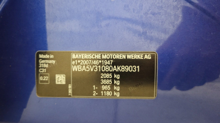 Zdjęcie przedmiotu: BMW 318d M Sport aut