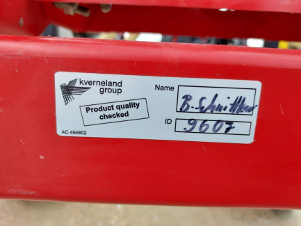 Zdjęcie przedmiotu: KVERNELAND Miniair Nova Rigid precision air seeder components