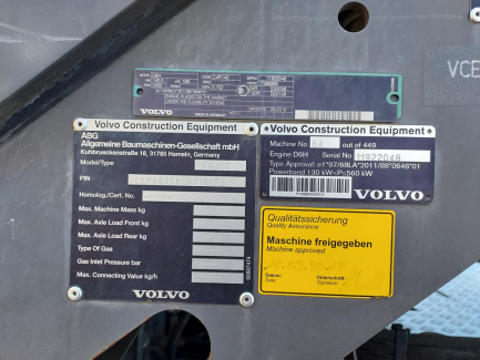 Zdjęcie przedmiotu: VOLVO P6820C asphalt paver