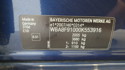 Zdjęcie przedmiotu: Bmw 316d aut