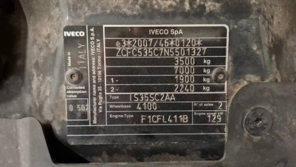 Zdjęcie przedmiotu: Iveco DAILY E6 3.5t