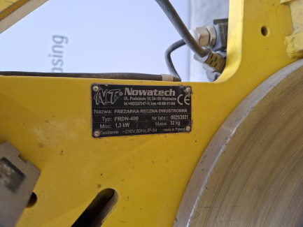 Zdjęcie przedmiotu: Zgrzewarka doczołowa hydrauliczna NOVATECH ZHCN-400 CNC