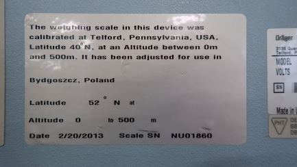 Zdjęcie przedmiotu: Closed incubator DRAGER C2PS-1 Isolette 8000