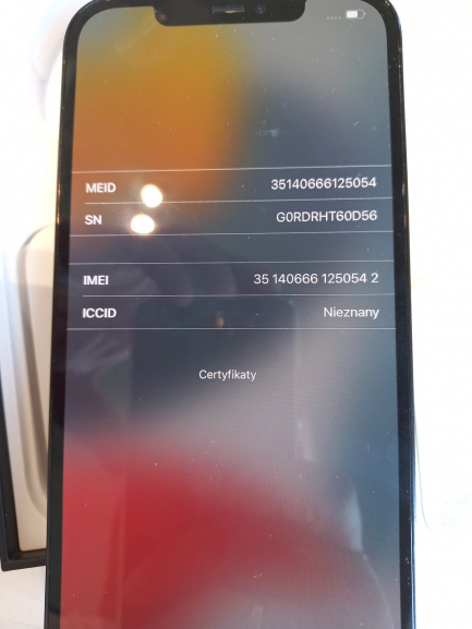 Zdjęcie przedmiotu: Smartfon / Telefon Apple iPhone 12 Pro Max 256GB pacyficzny niebieski 5G kod producenta MGDF3PM/A