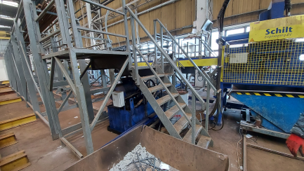 Zdjęcie przedmiotu: Rebar cutting line Shilt Engineering BV (Netherlands) Multibar 300