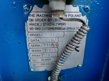 Zdjęcie przedmiotu: A line for the production of BUD-MASZ D-23F metal roof tiles