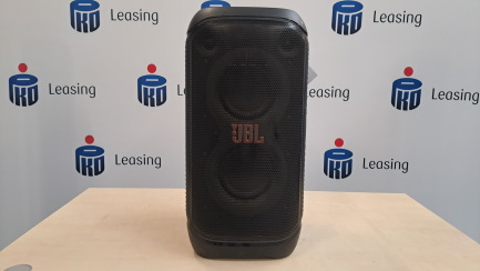 Zdjęcie przedmiotu: Аудіоколонка JBL PartyBox Stage 320 Power, чорна, 240 Вт, Bluetooth, 18 годин роботи від акумулятора, вхід для мікрофона та гітари, IPX4