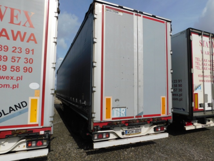 Zdjęcie przedmiotu: AUCTION OF THE DAY WIELTON NS3K Curtain trailer